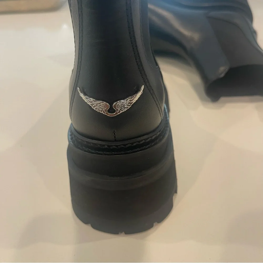 $498 Zadig & Voltaire Ride Chelsea Boots NIB SIZE 36 - Picture 8 of 10